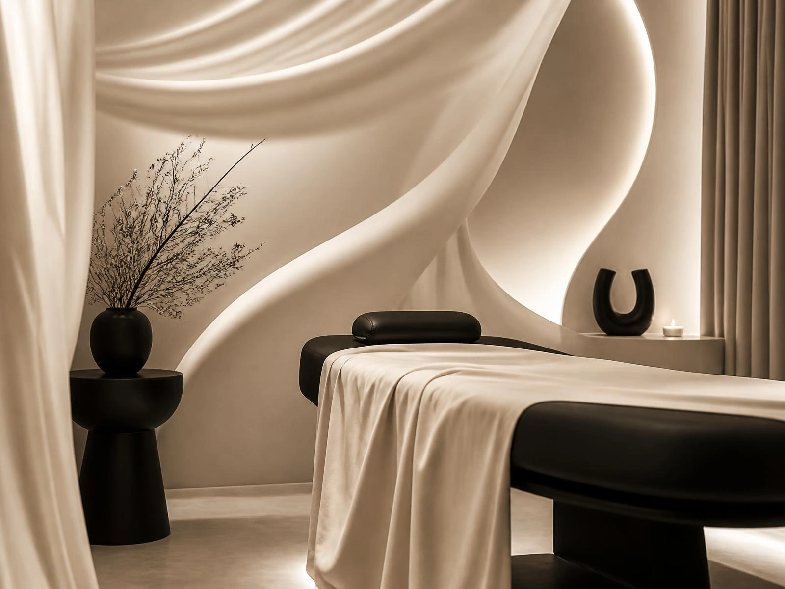 Treatment-room artwork from the Sculpt Privé Co. website